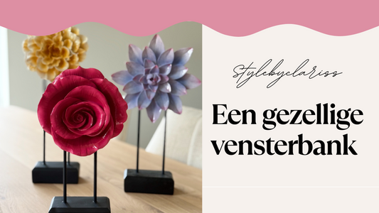 decoratie in vensterbank