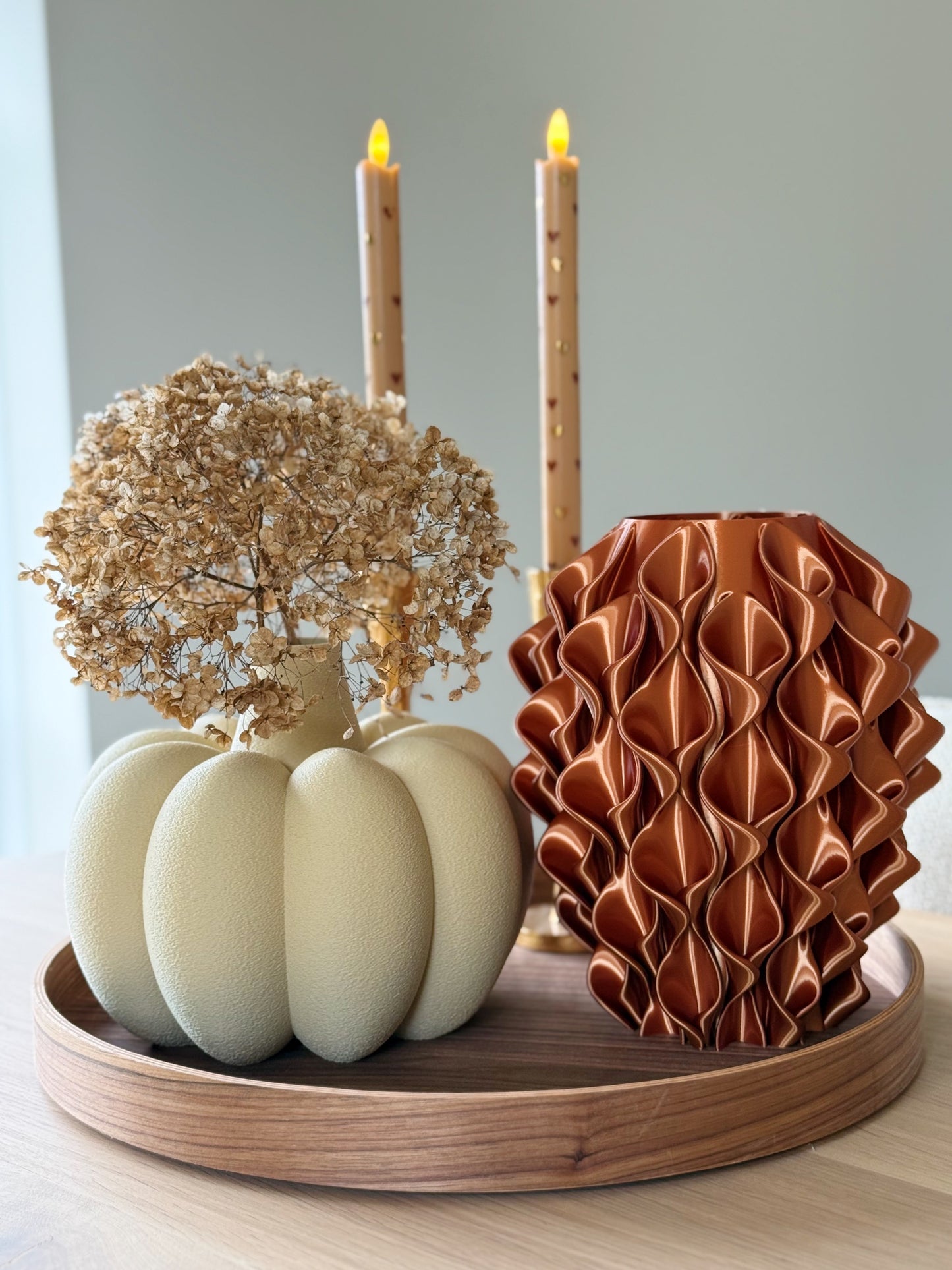 3d geprinte vaas decoratie set