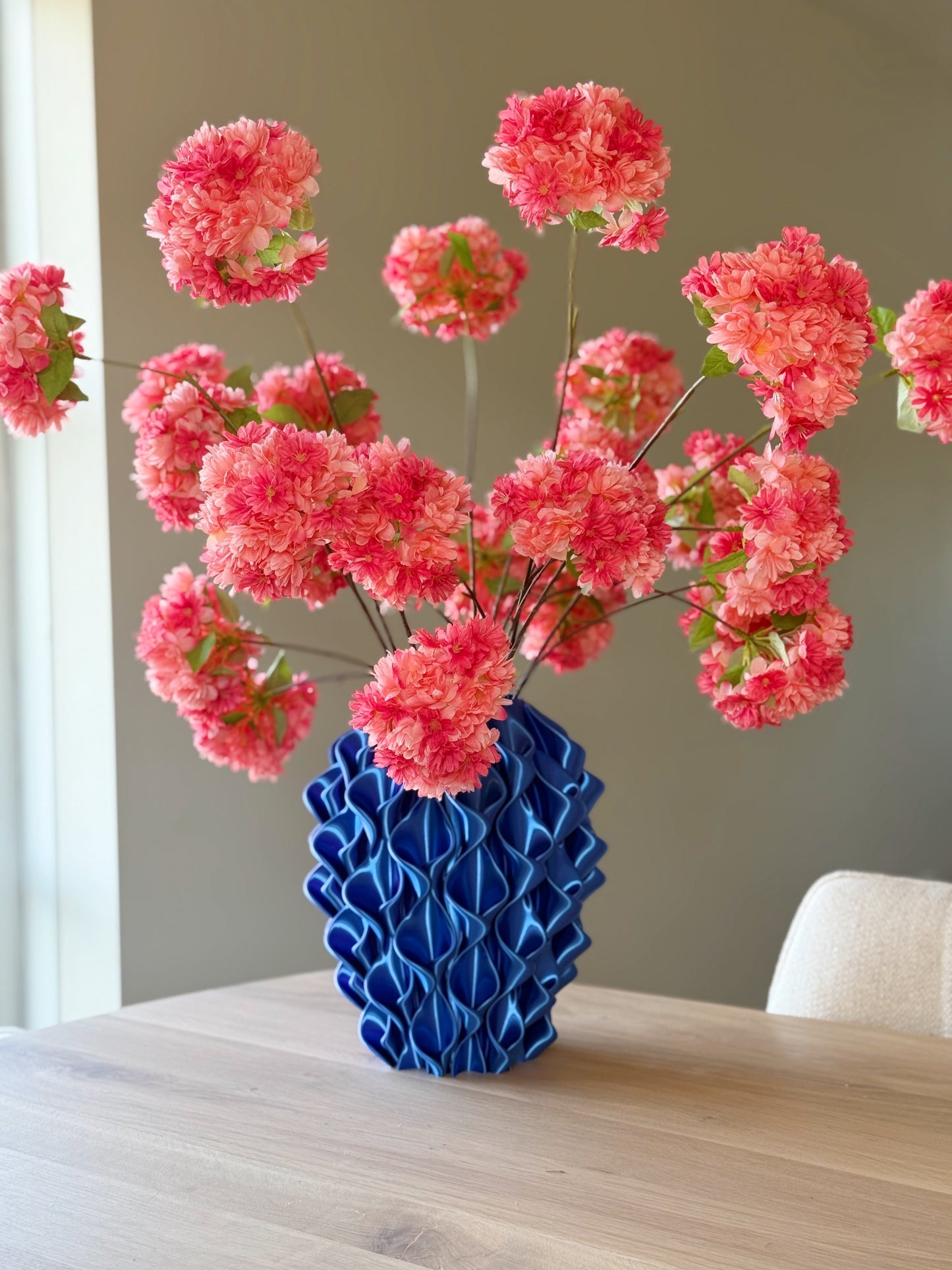 3d vazen blauw