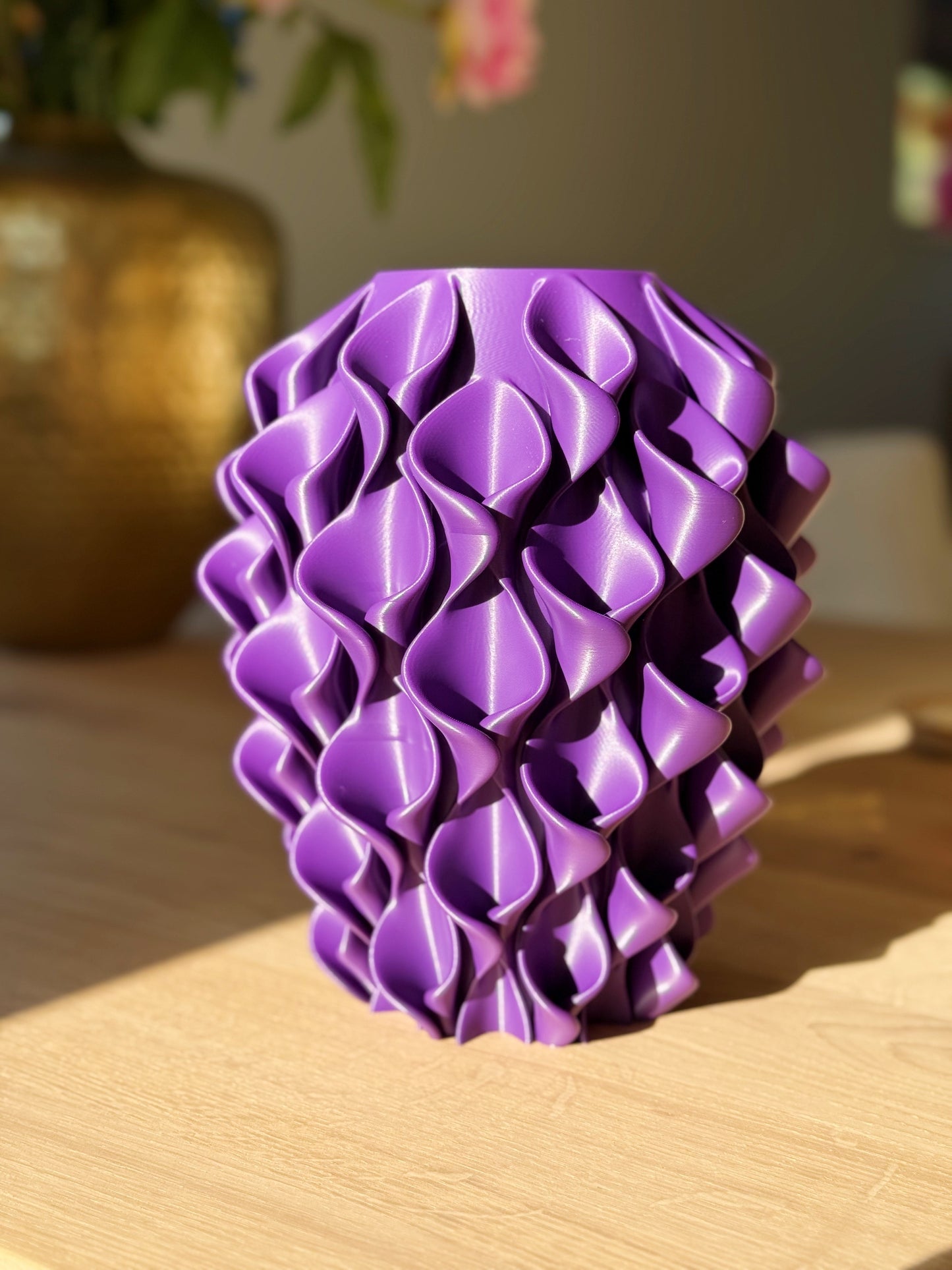 3D geprinte vaas - paars
