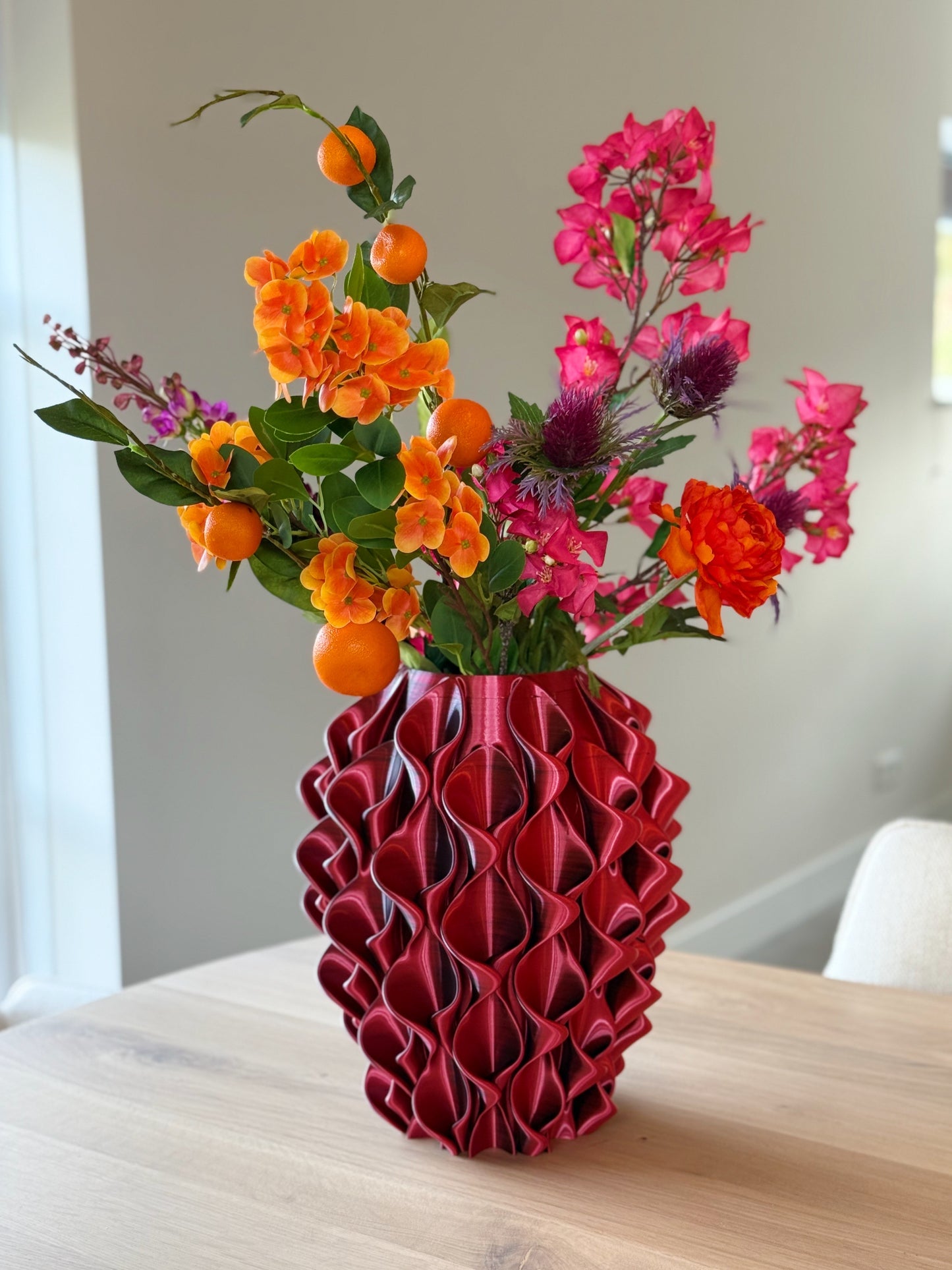 Kleurrijk kunstbloemen boeket voor een vrolijk interieur