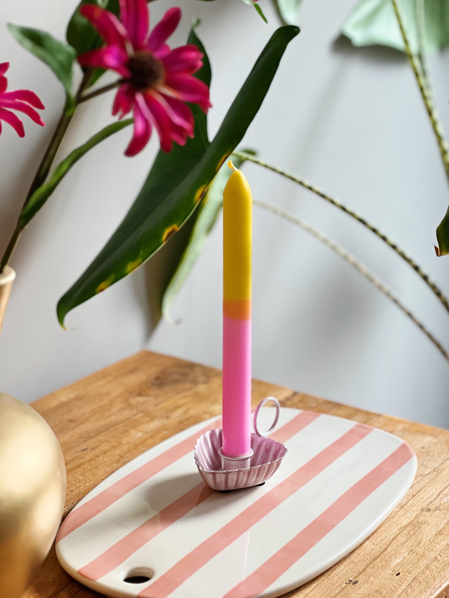 Kleurrijke kandelaar hartje bij StyleByClariss.