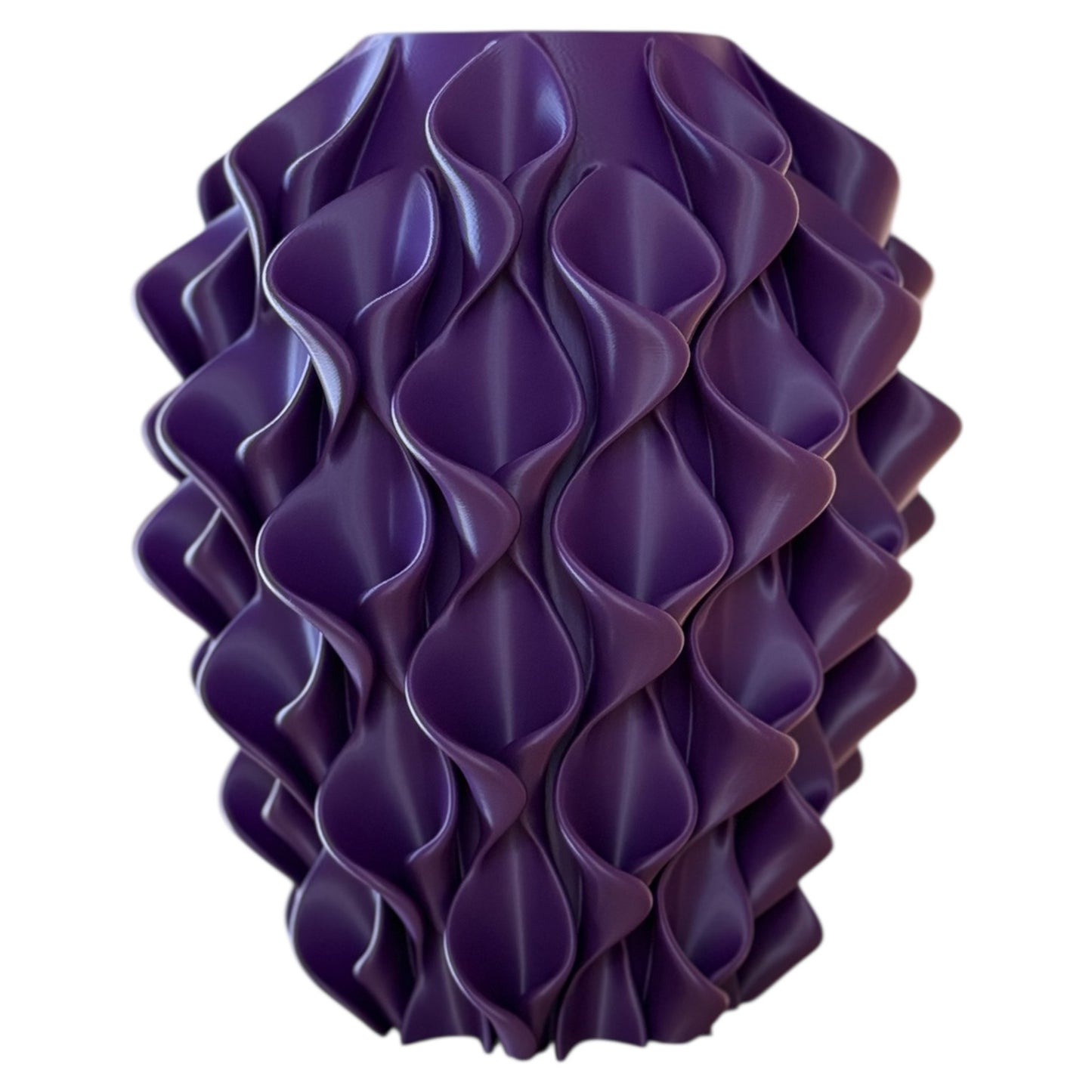 3D geprinte vaas - paars