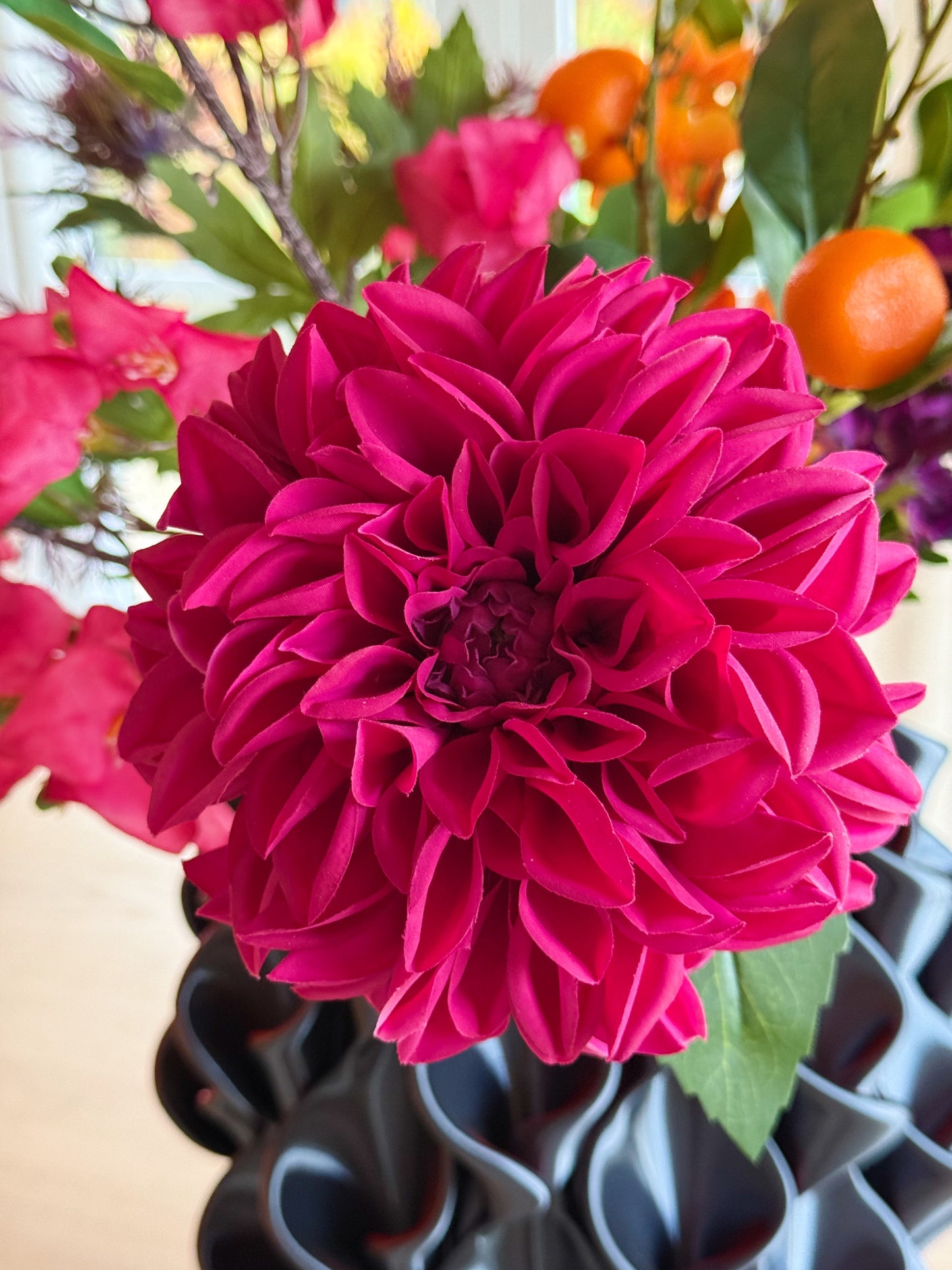 Prachtig zijden bloemen boeket dat jarenlang mooi blijft