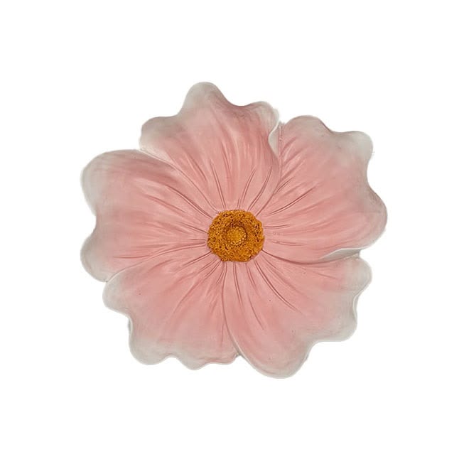 wandbord - bloem helia beige