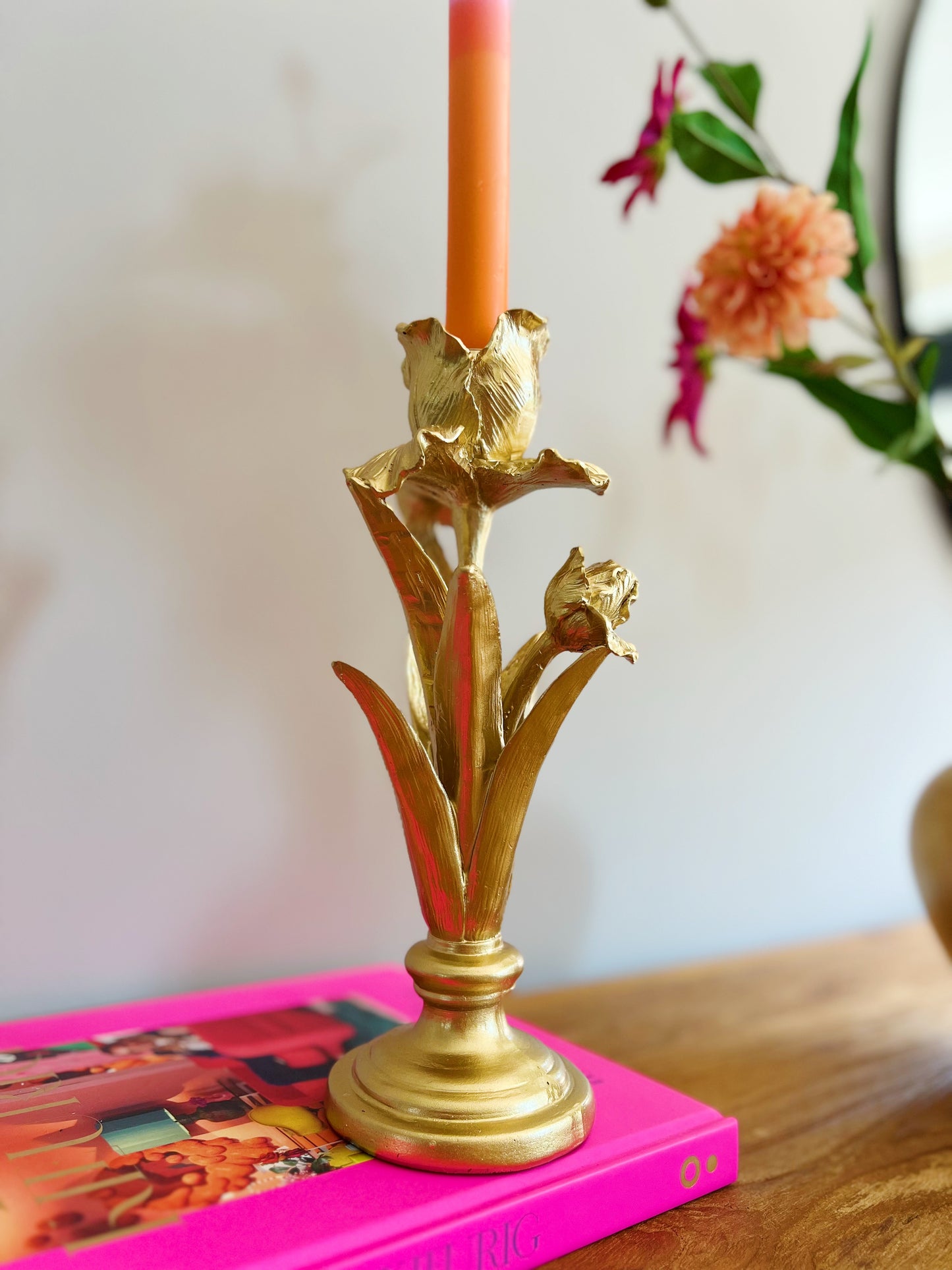 goud kandelaar bij StyleByClariss