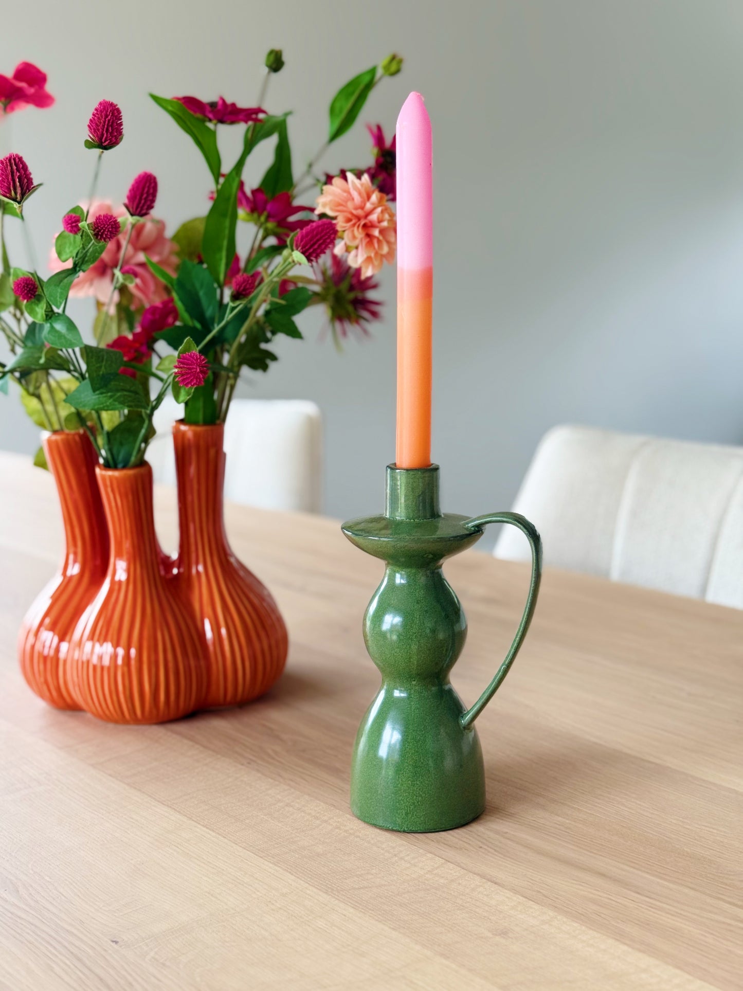 groene kandelaar bij Stylebyclariss