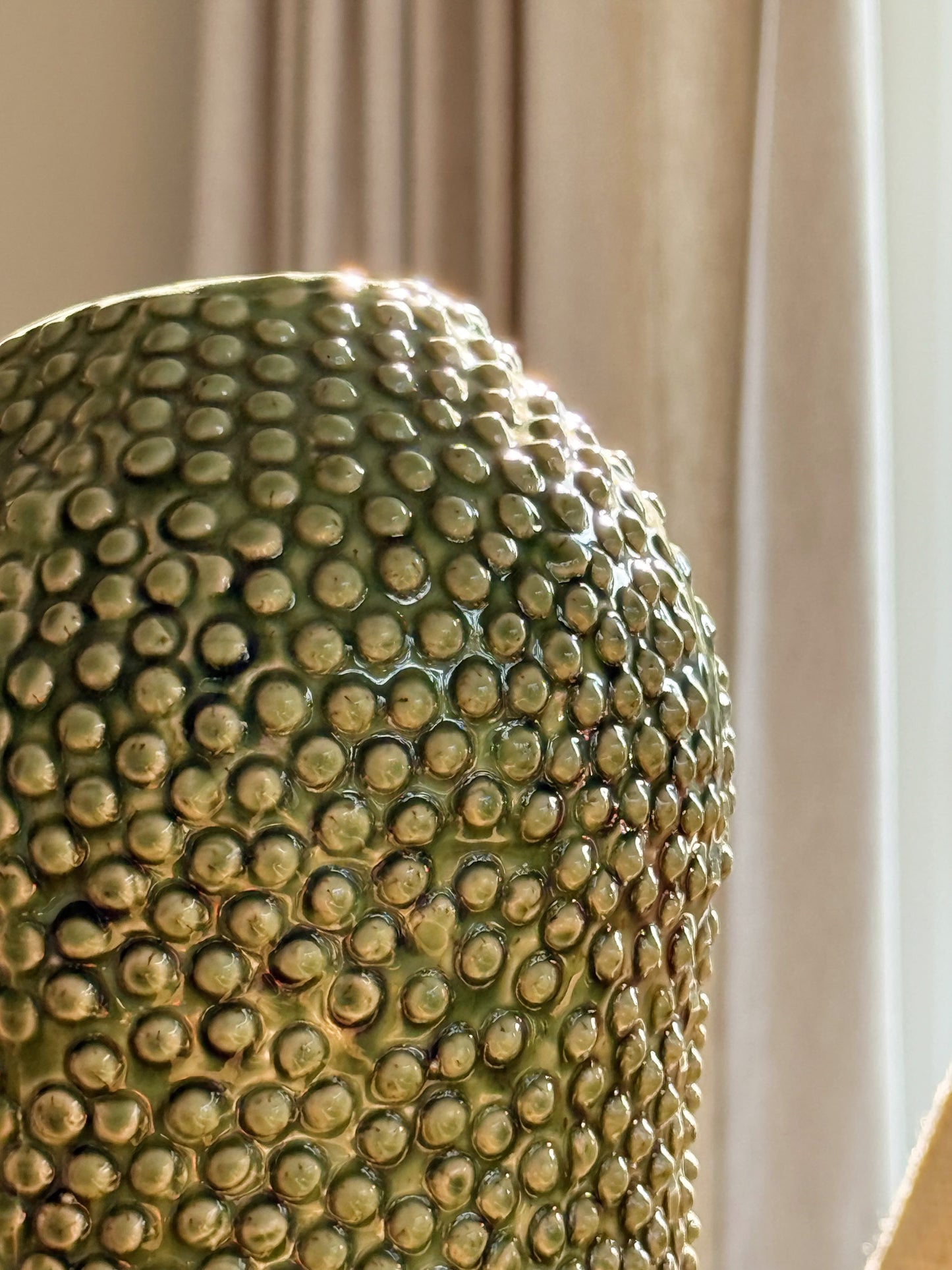groene vaas details