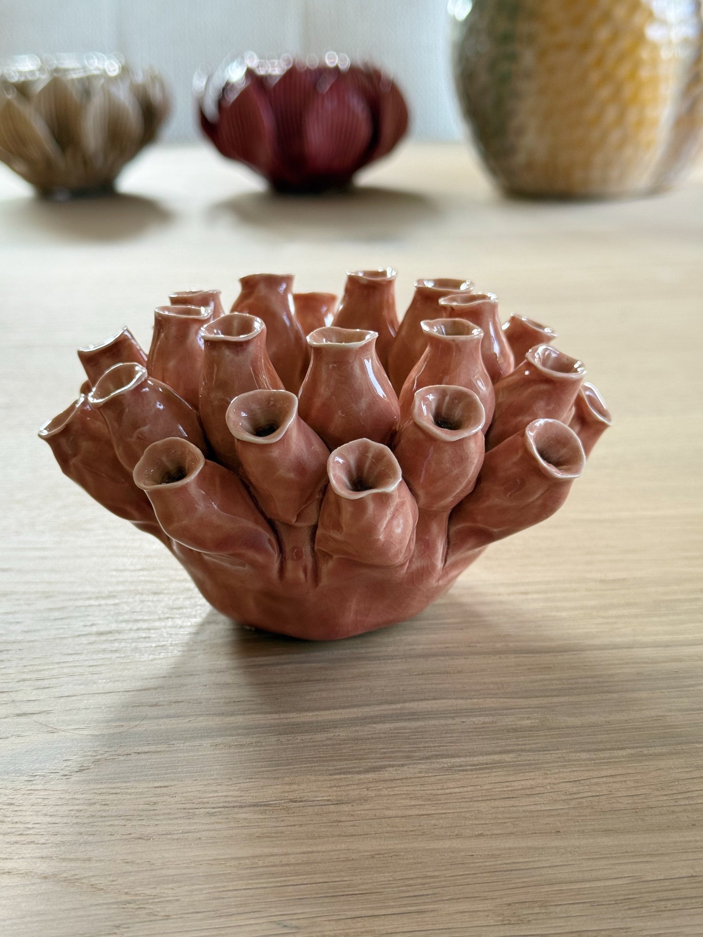 kandelaar beige papaver