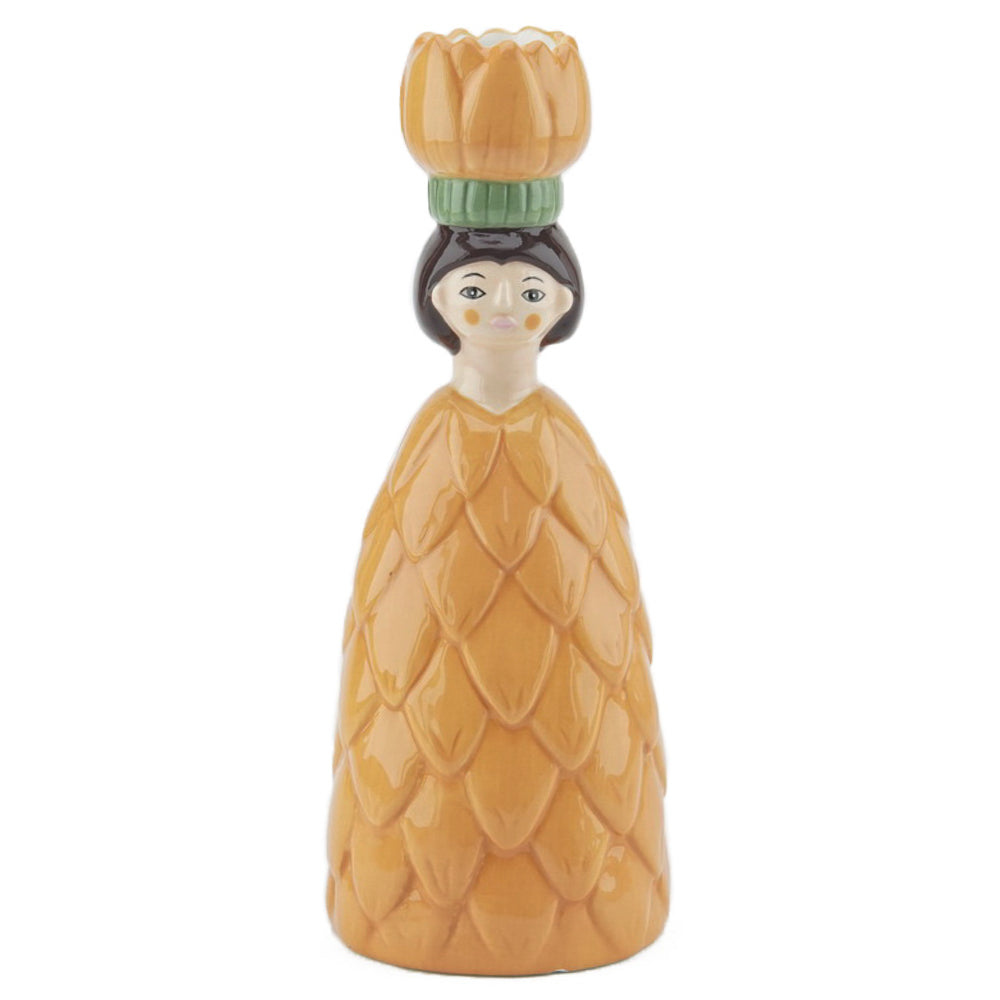 kandelaar oranje bij Stylebyclariss