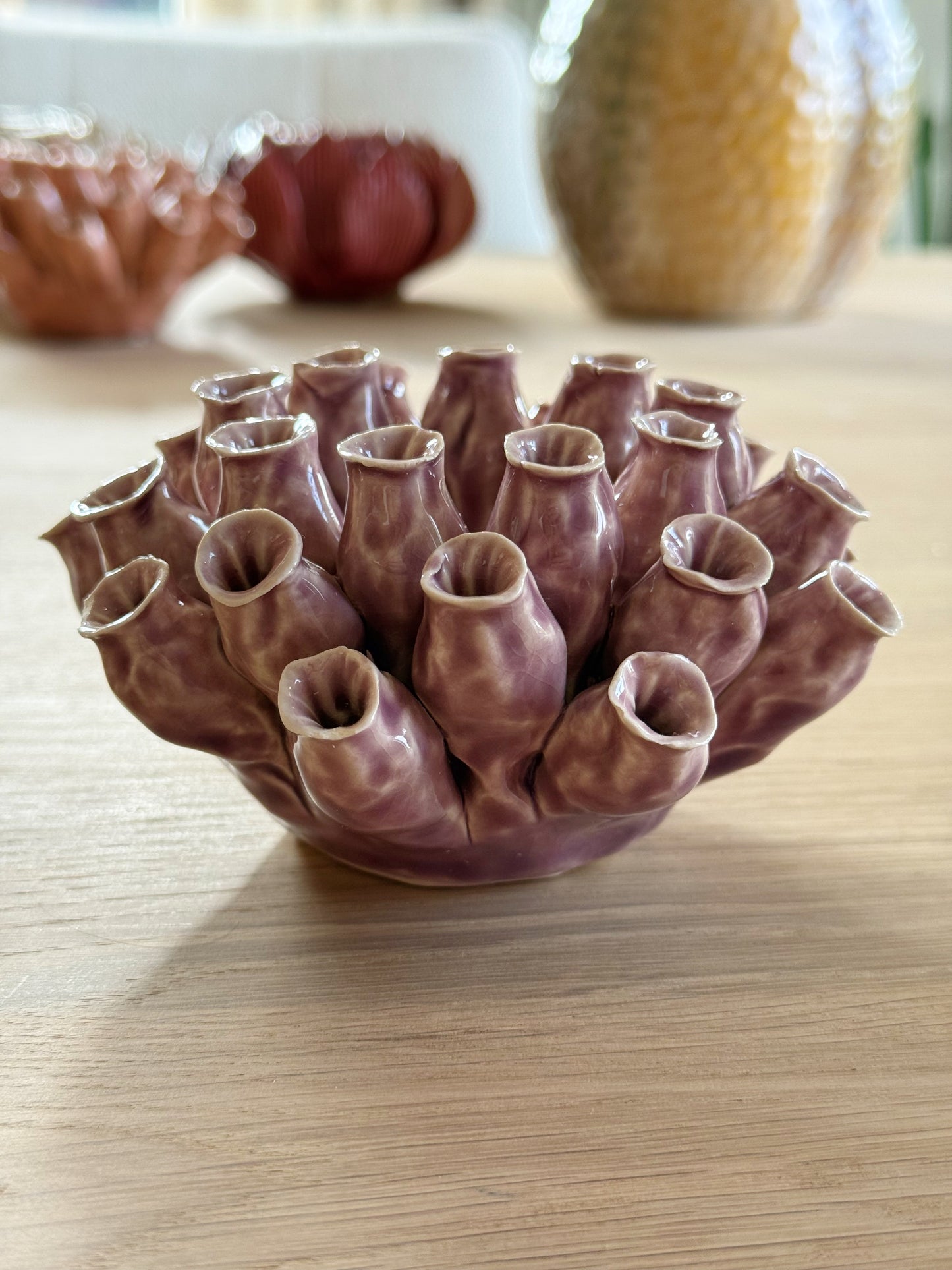kandelaars paars papaver