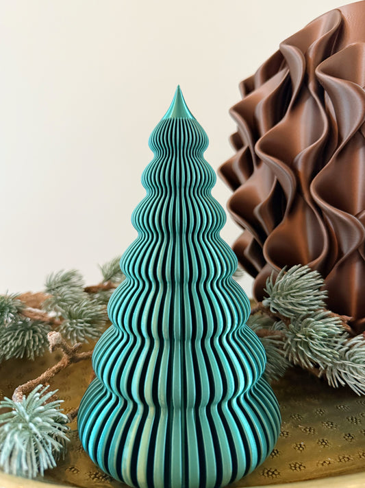 kleine kerstboom groen met glans