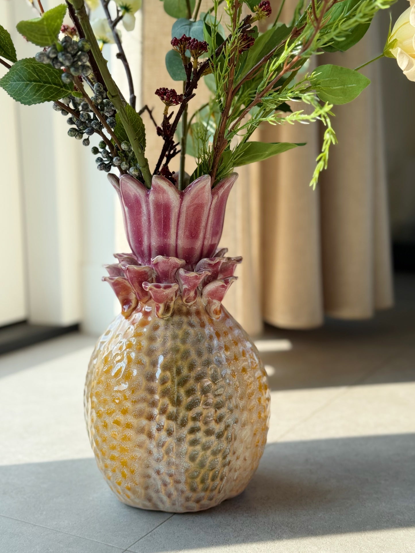 kleurrijke vaas bloem