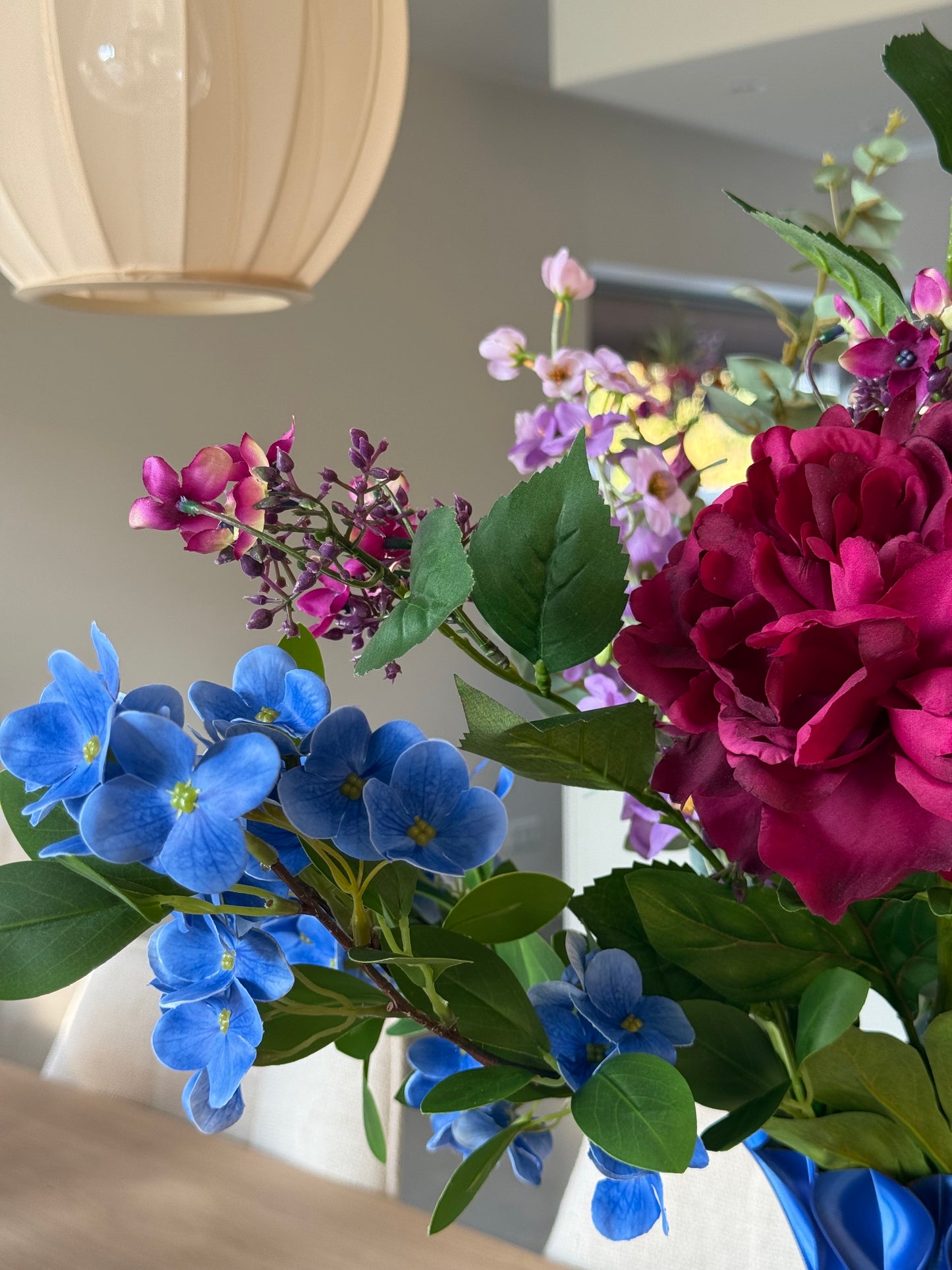 kunstbloemen blauw