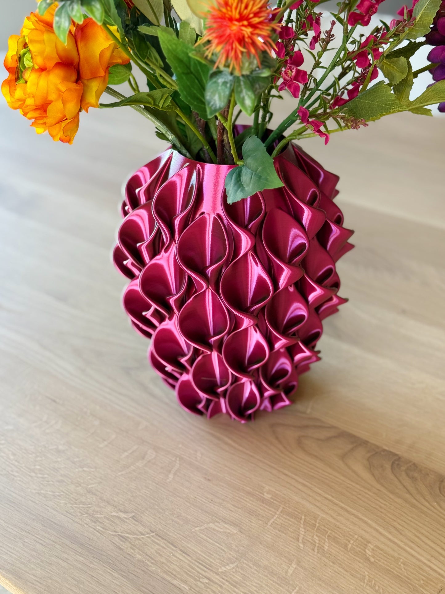 lelie vaas 3d geprint