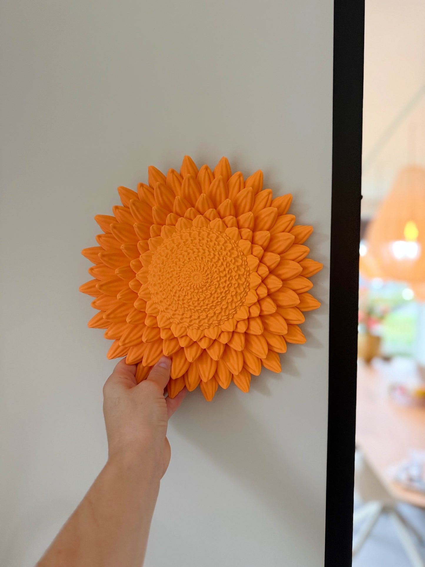 mooi bloem wandbord