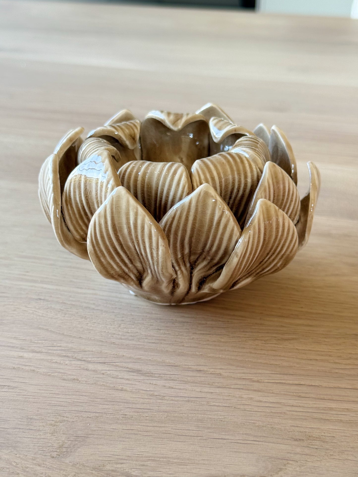 mooie beige kandelaar