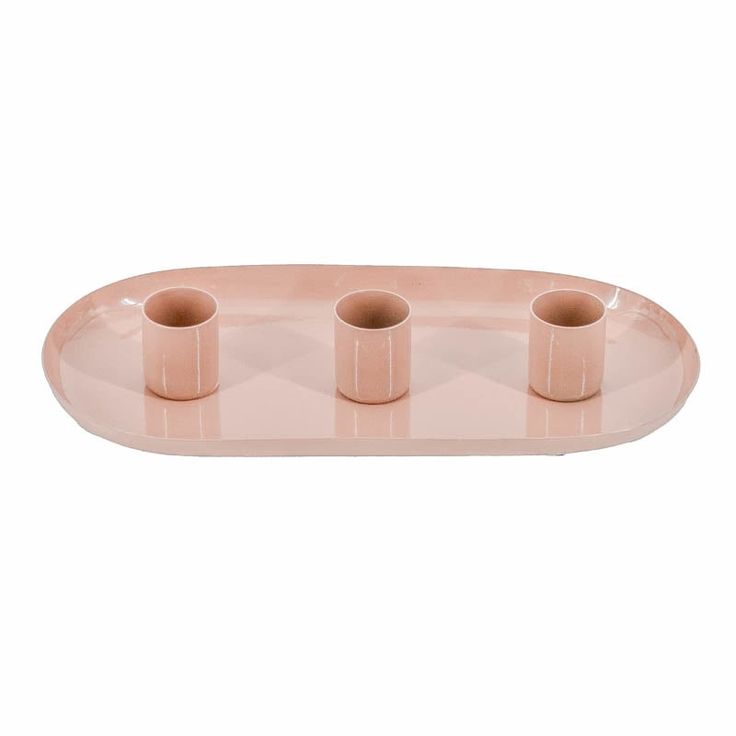 mooie roze kandelaar