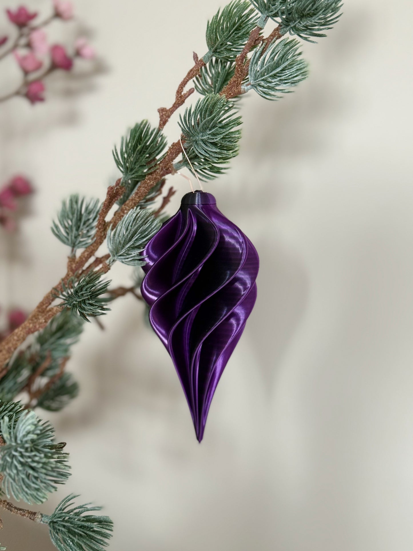 paars zwart bijzondere kerstballen