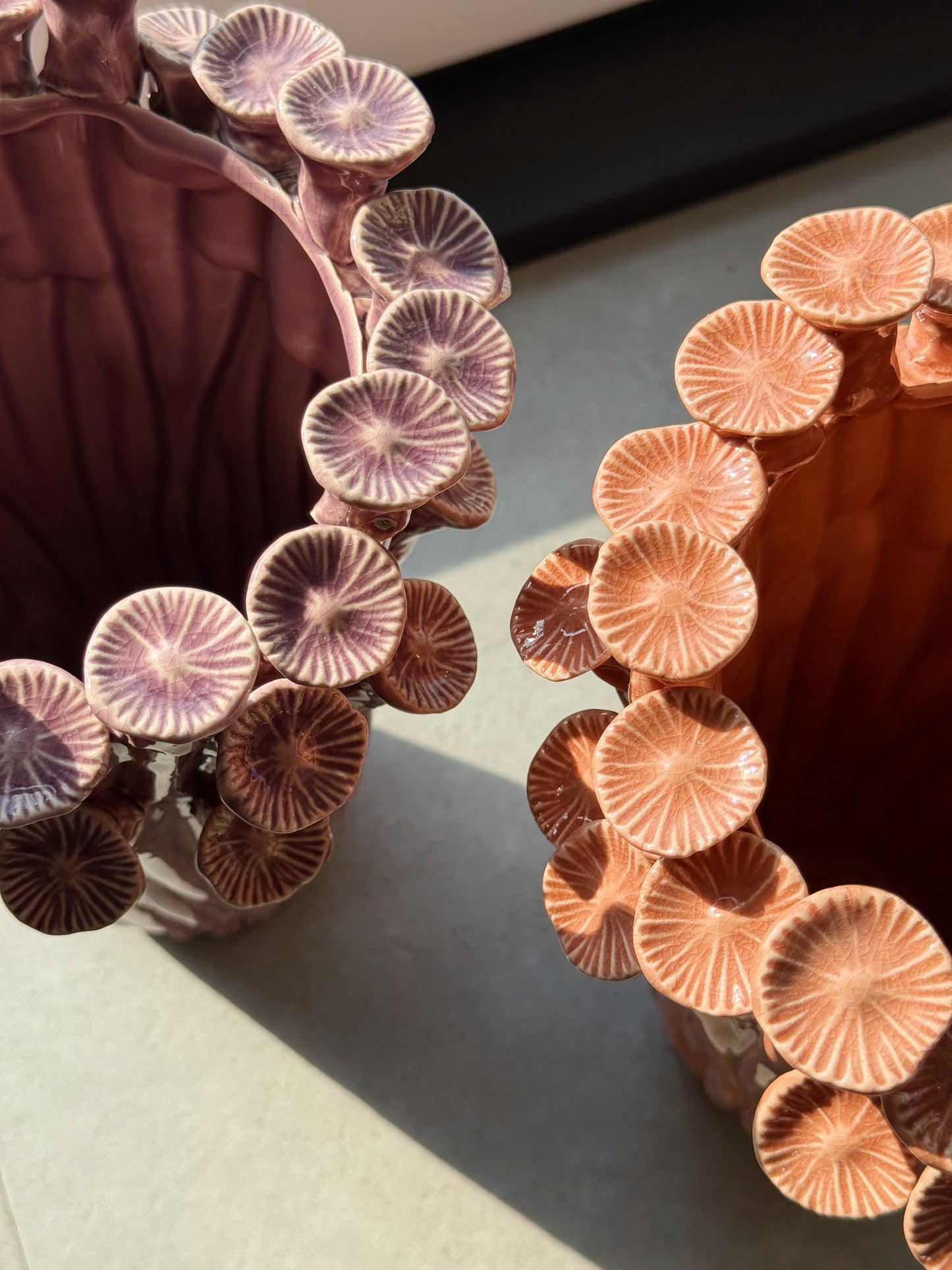 paddenstoelen vaas