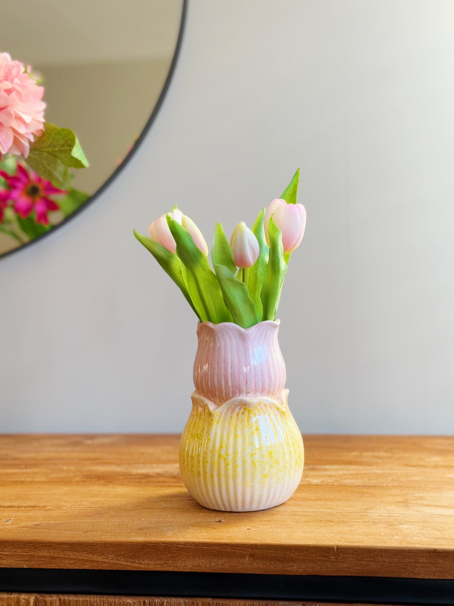 tulpen vaas geel bij Stylebyclariss