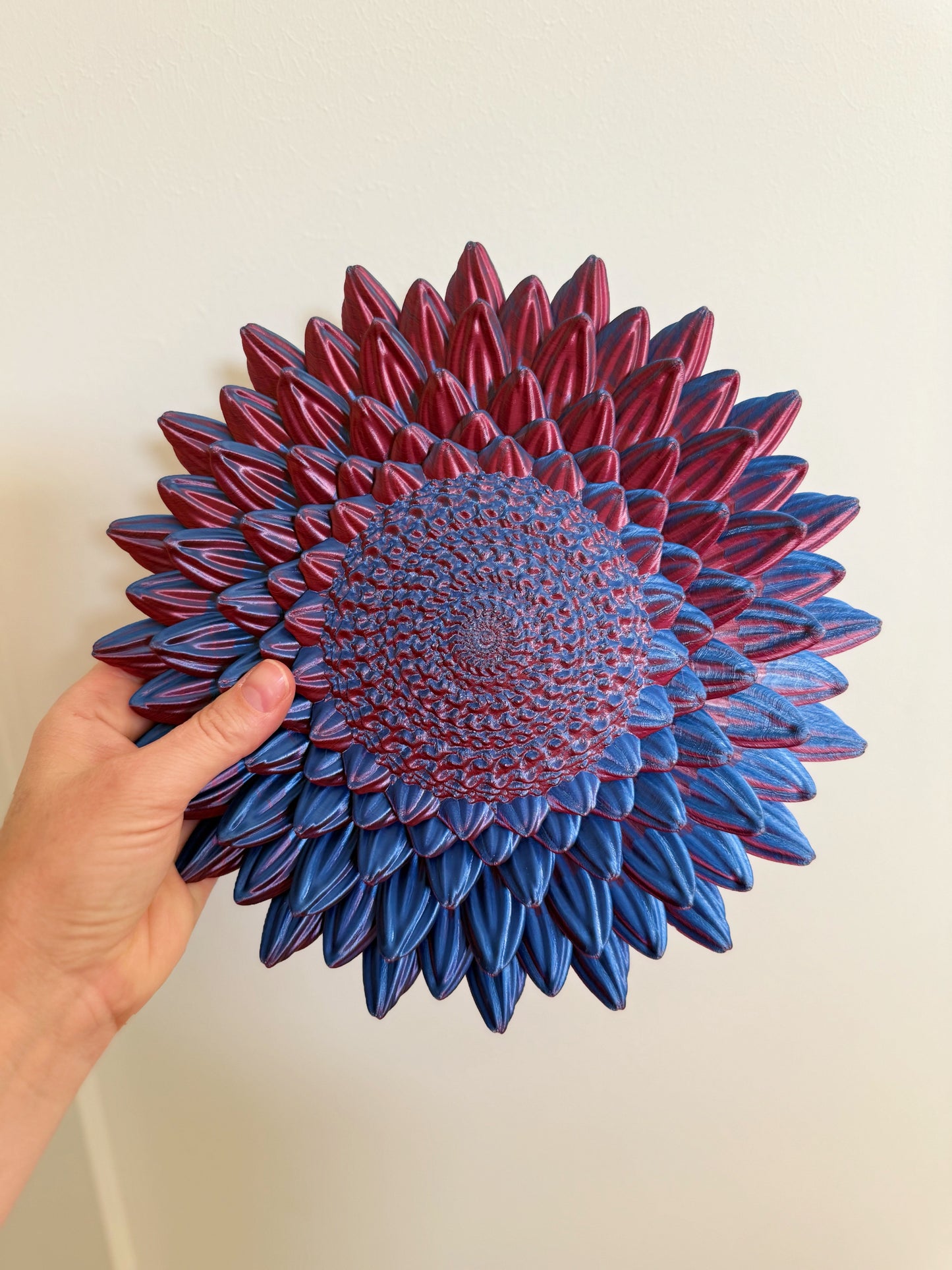 wandbord blauw