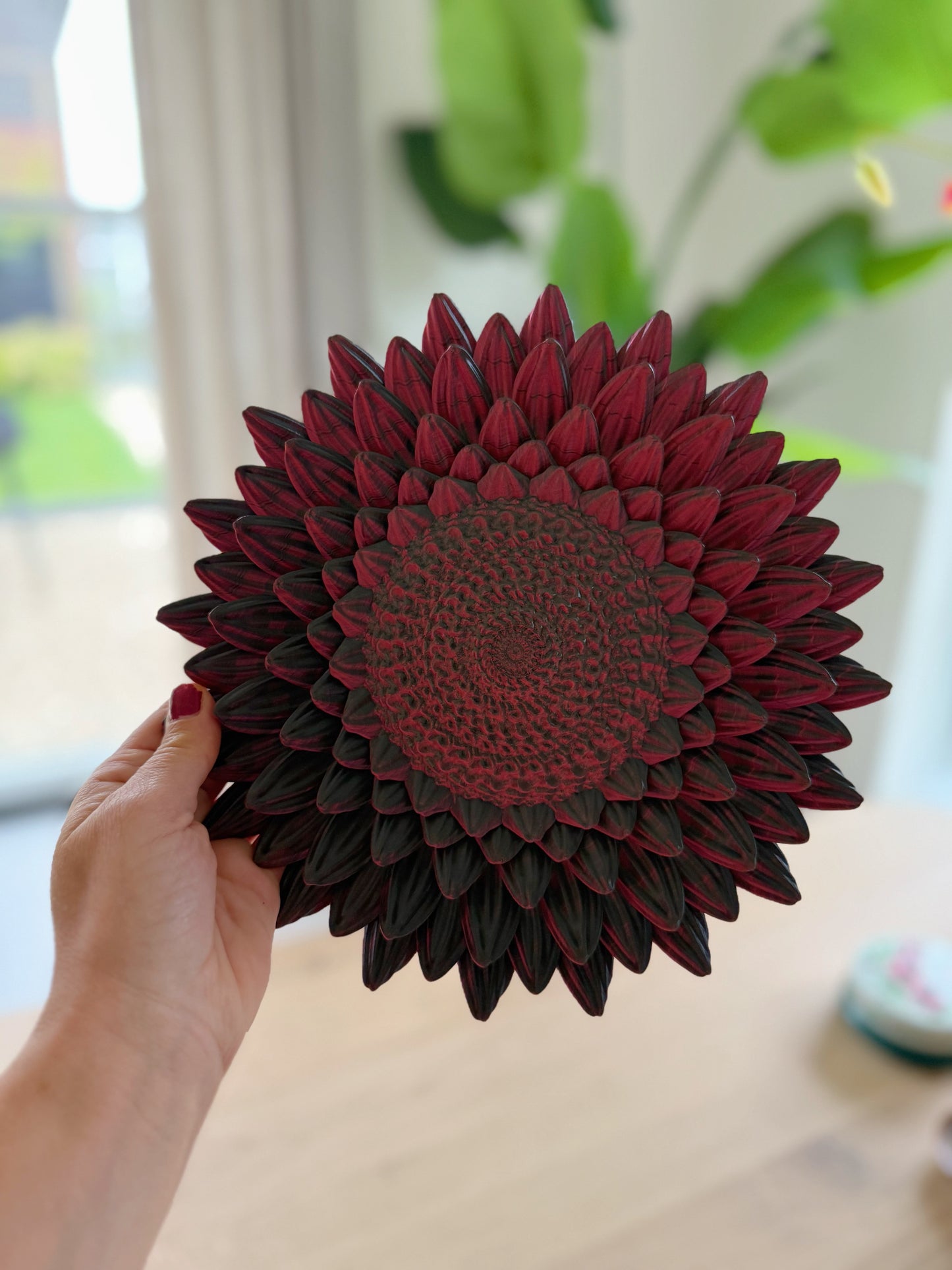 wandbord bloem 3d