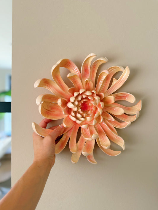 wandbord bloem vorm bij Stylebyclariss