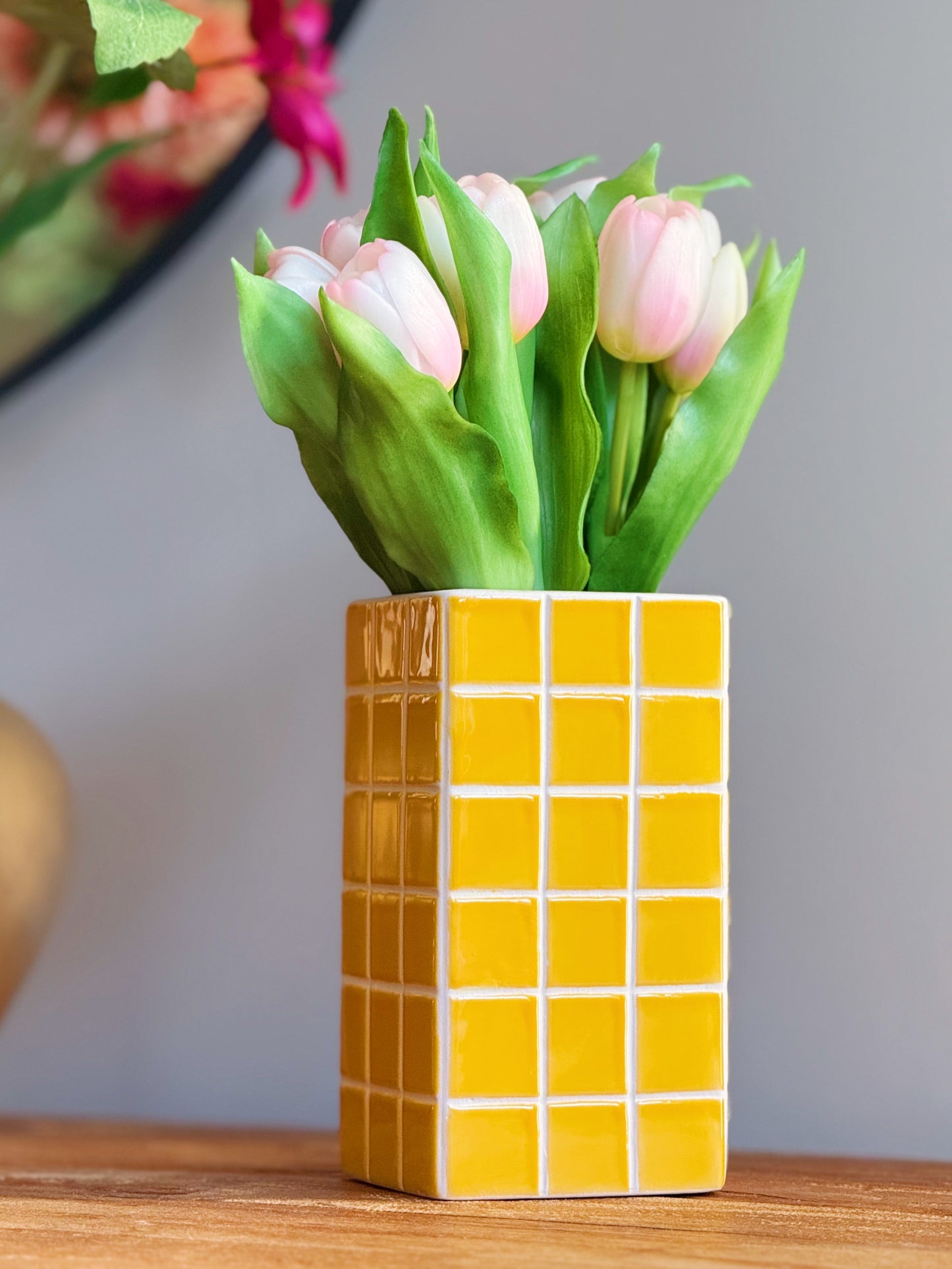 wit kunst tulpen bij Stylebyclariss