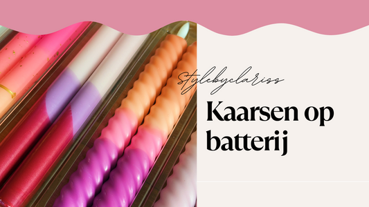 kaarsen op batterij