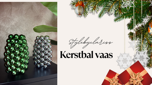 kerstbal vaas