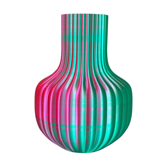 Groen roze vaas - Luna