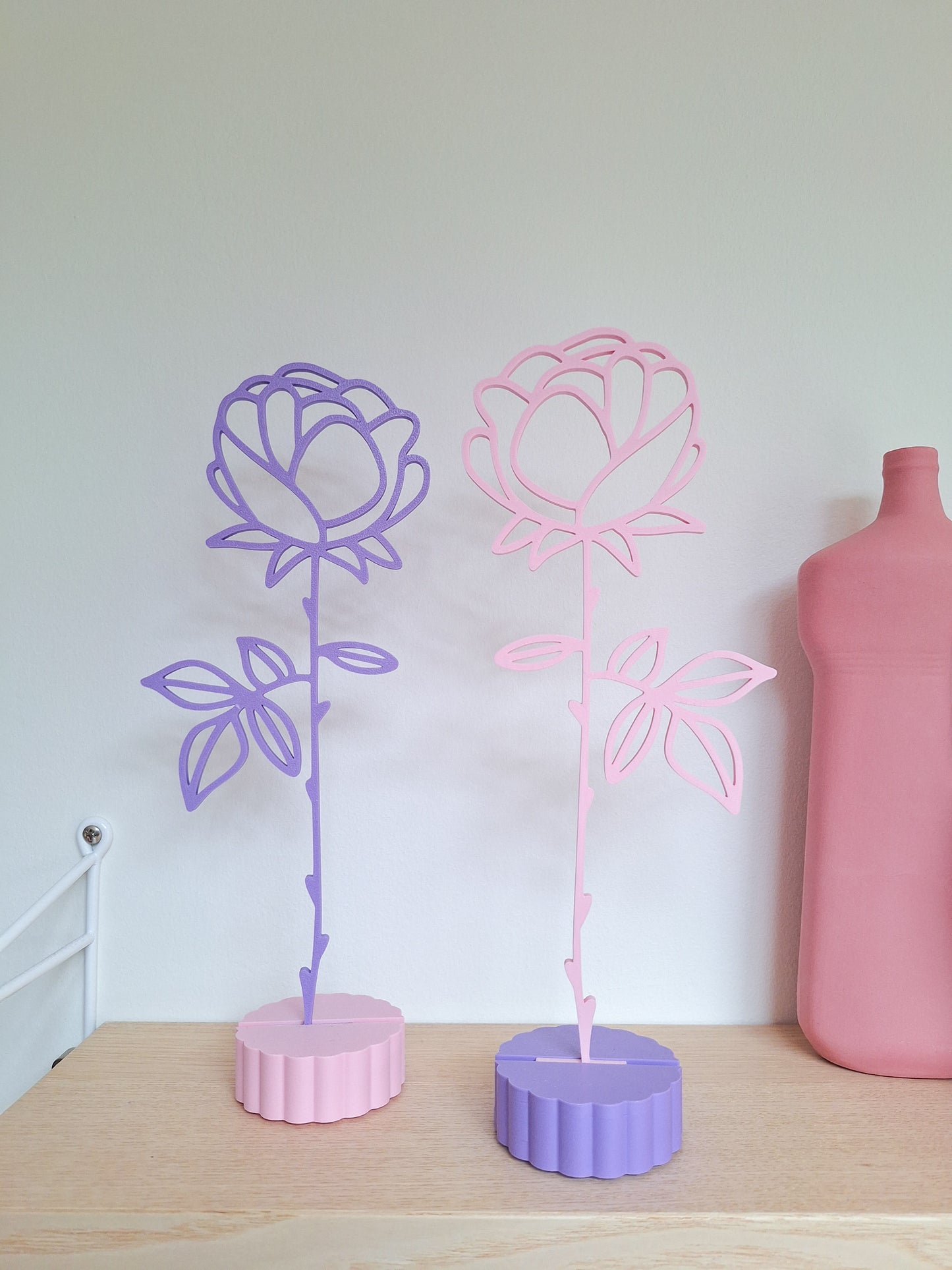 3D geprinte bloem - vensterbank decoratie