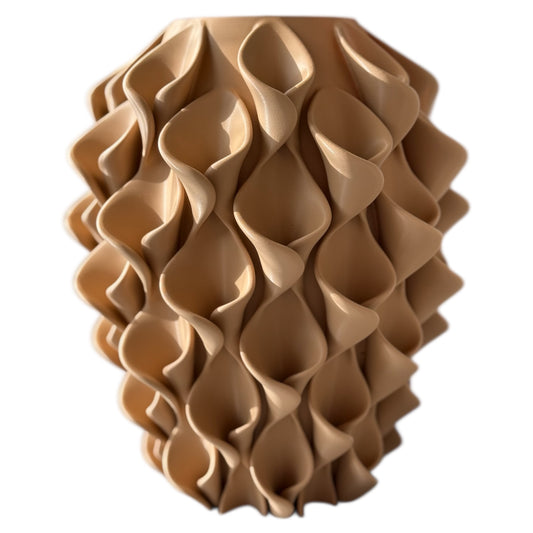 3d geprinte vaas koffie