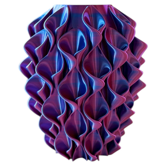 3d geprinte vaas met kleuren