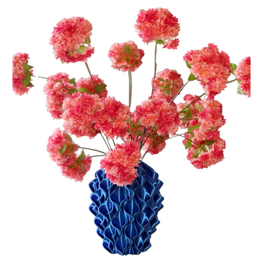 3d geprinte vaas met mooie bloemen
