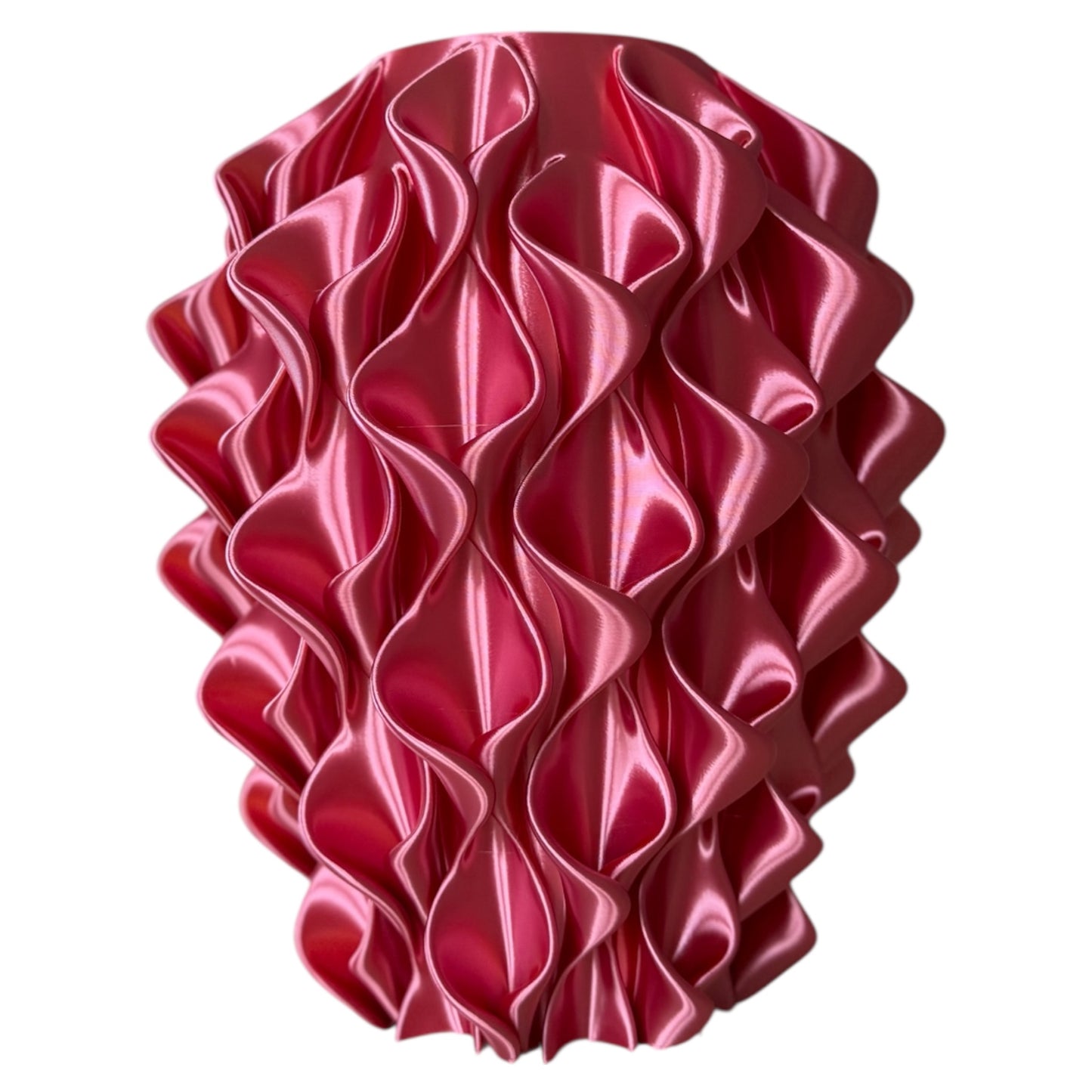 3d geprinte vaas roze goud