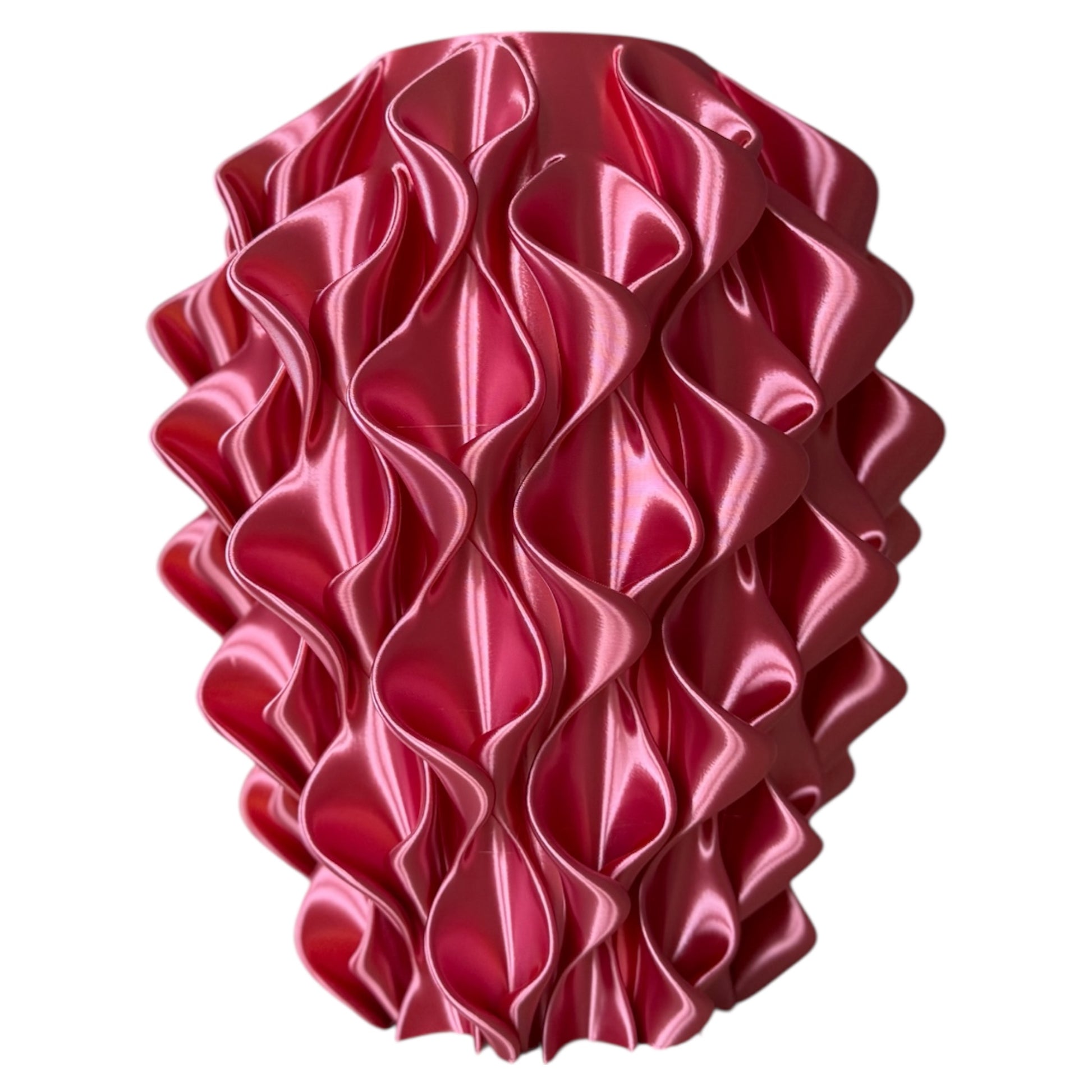 3d geprinte vaas roze goud