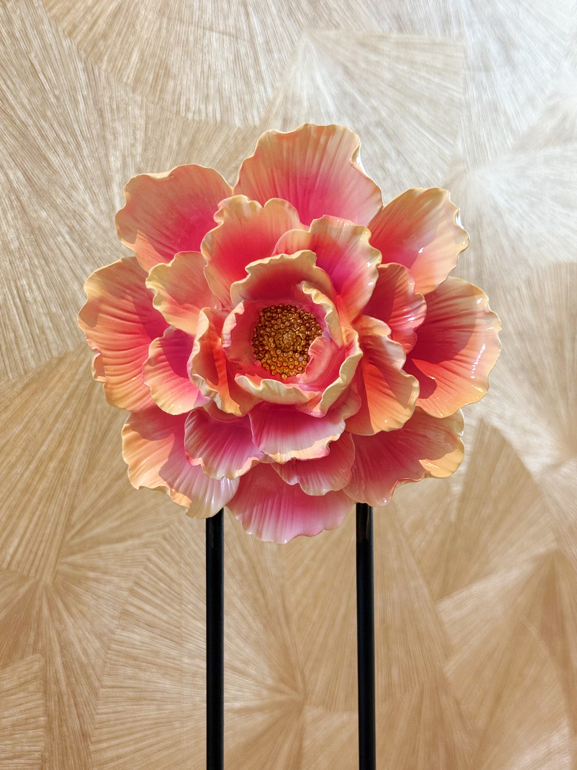 Decoratie standaard bloem roze bij Stylebyclariss
