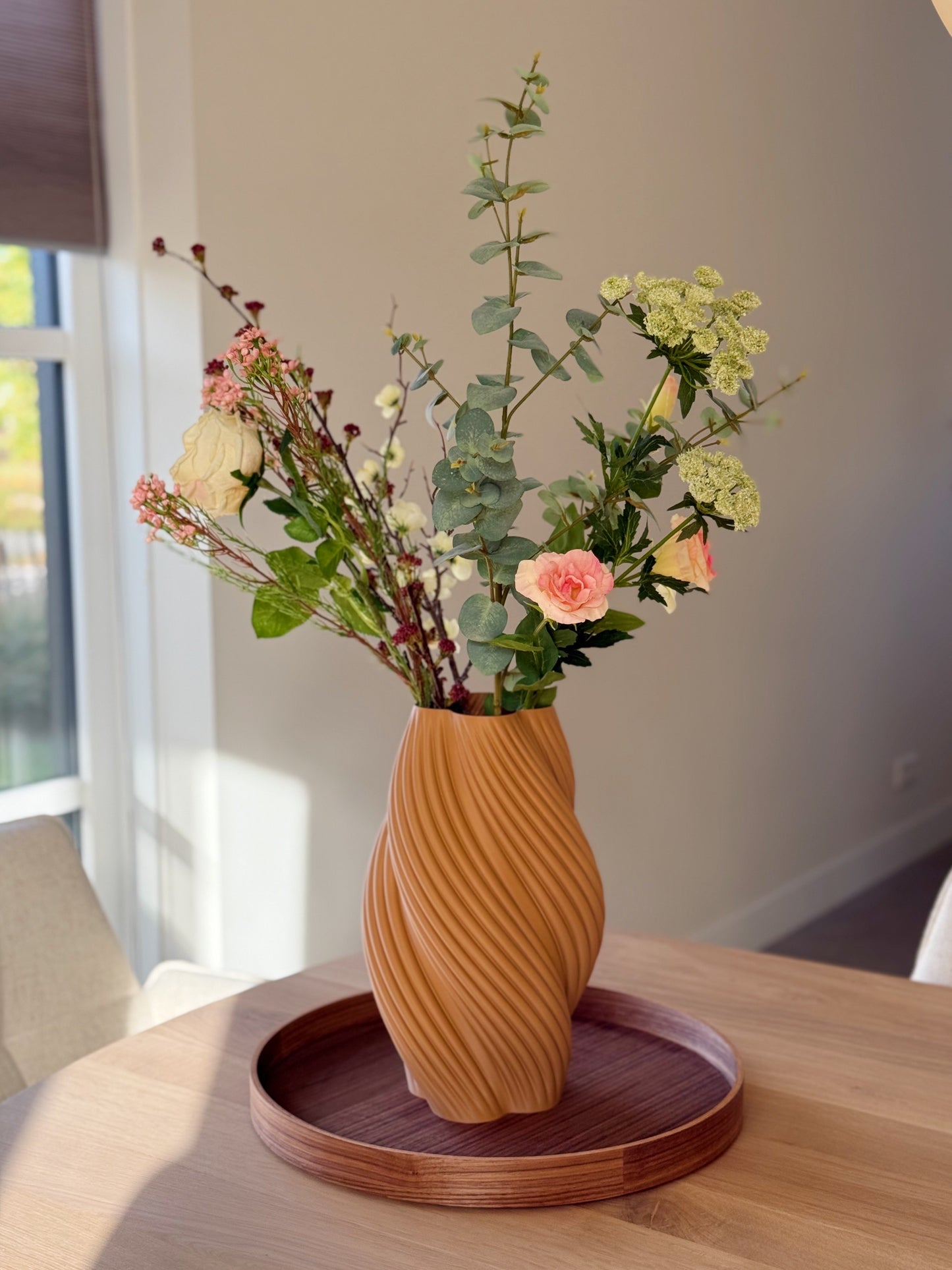 Design vaas geprint met 3D-technologie voor een eigentijdse woonstijl