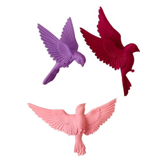 Wandbord - vogels