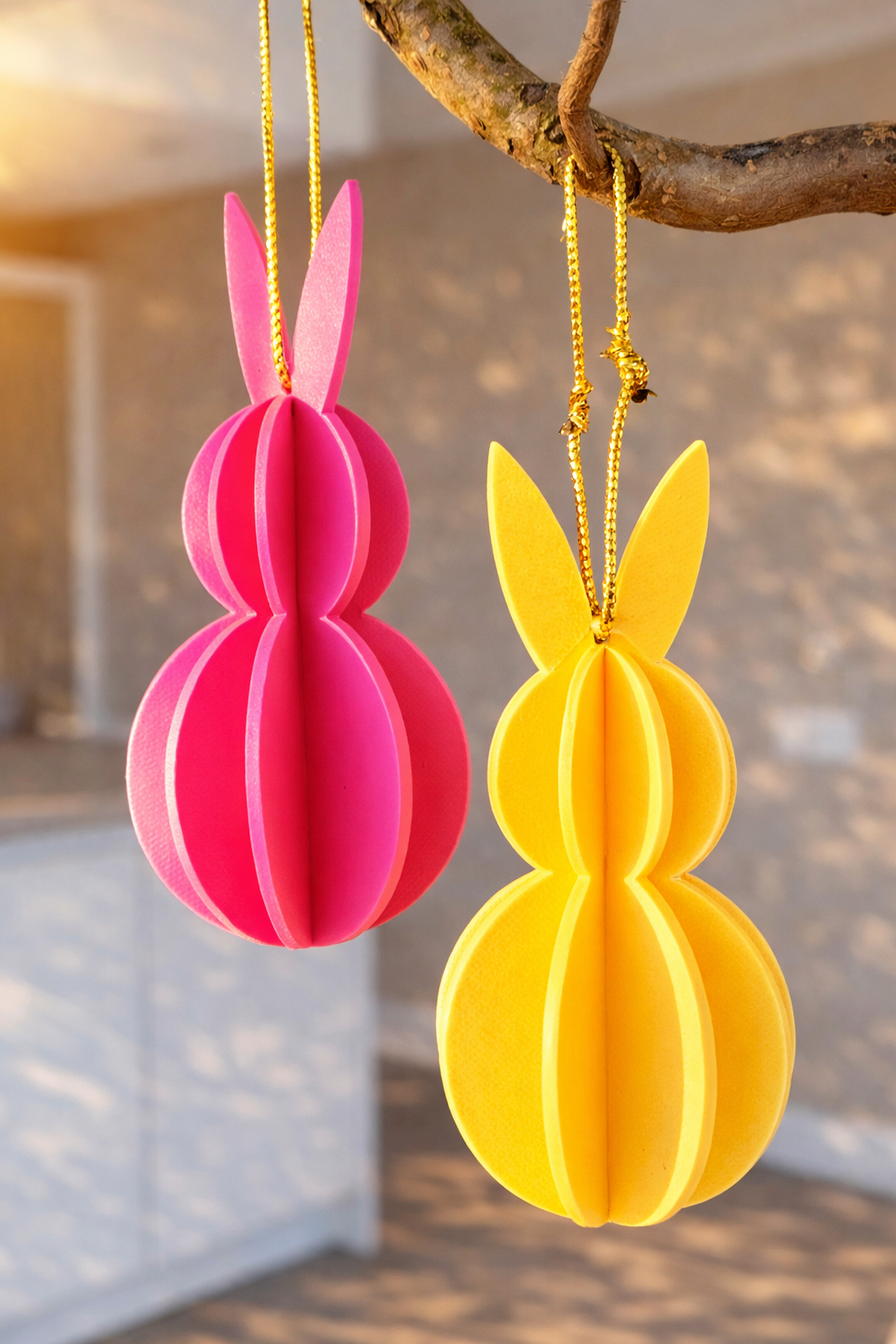 Paashanger - roze 3 stuks