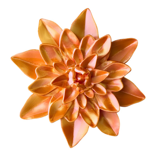 Wandbord - oranje 3D geprint