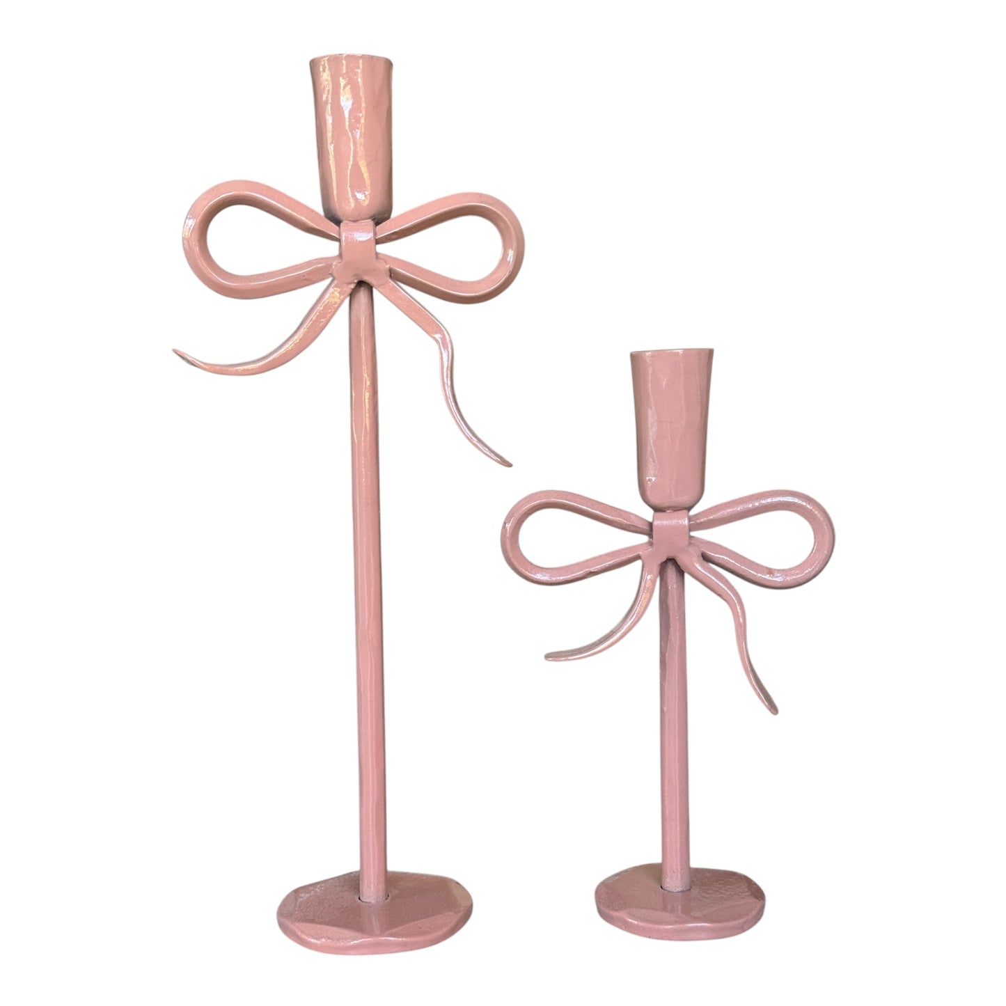 Kandelaar - roze set