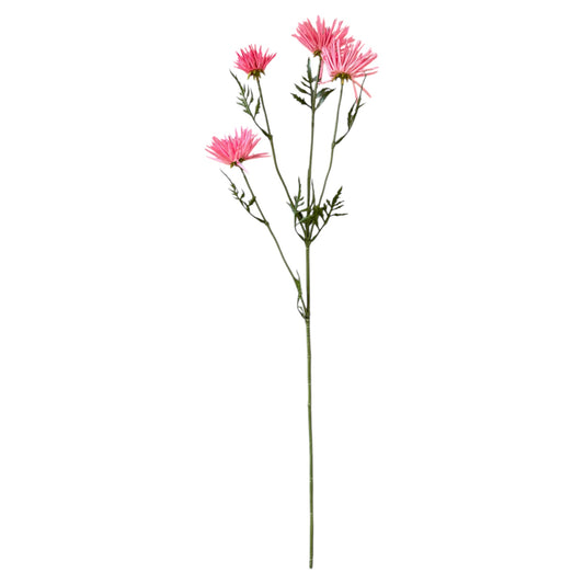Kunstbloem Japanse chrysant roze