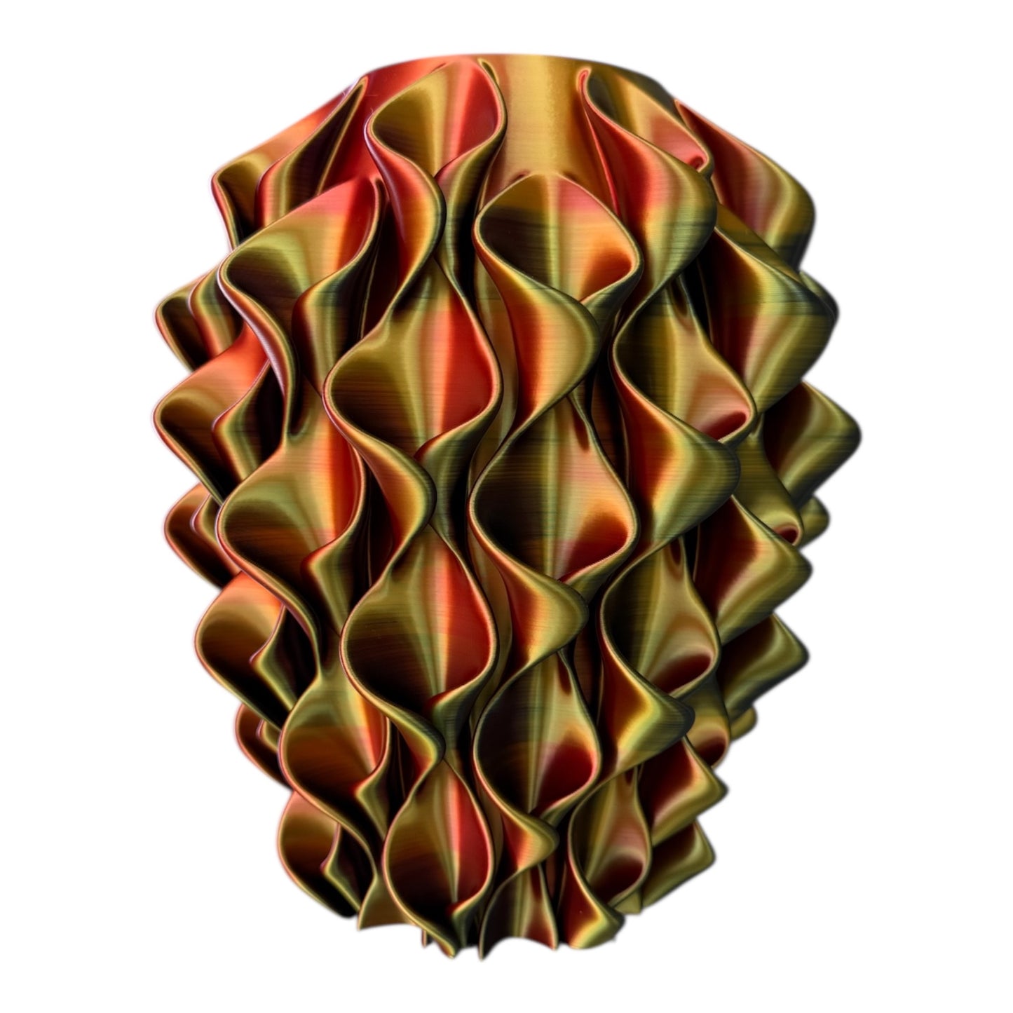 Rood zwart gouden vaas - Nova