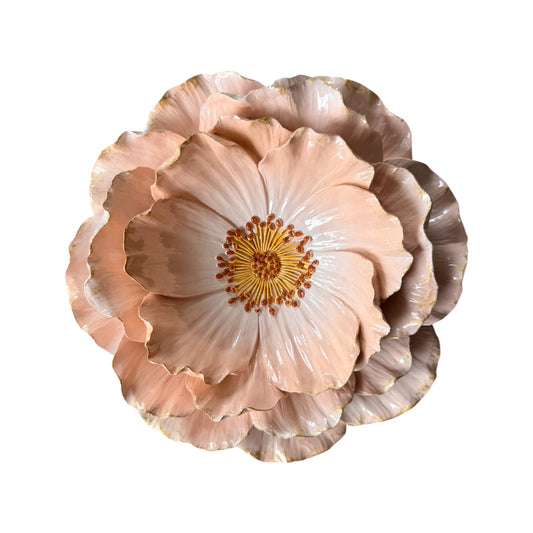 wandbord - bloem scarlet roze M