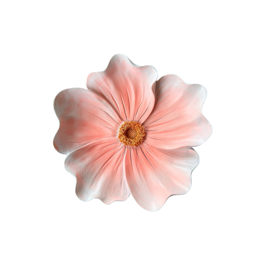wandbord - bloem helia beige