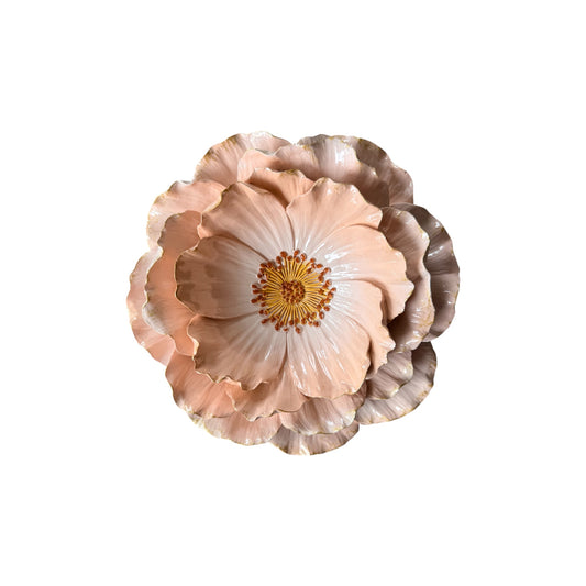 Wandbord - bloem scarlet roze S