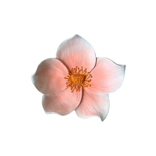 Wandbord - bloem zalea roze